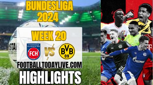FC Heidenheim Vs Borussia Dortmund Bundesliga Highlights 2024