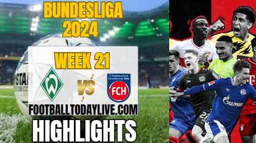 Werder Bremen Vs FC Heidenheim Bundesliga Highlights 2024