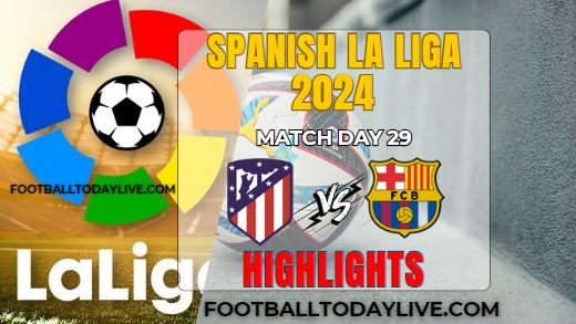 Atletico Vs Barcelona La Liga Highlights 18Mar2024