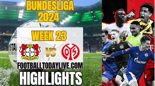 Leverkusen Vs Mainz Bundesliga Match 23 Highlights 2024