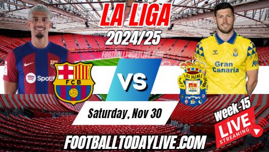 Barcelona Vs Las Palmas La Liga Football Live Stream 2024 | Week 15