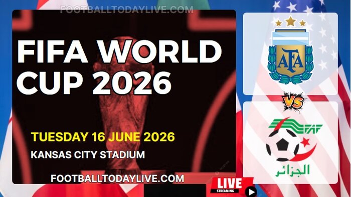 (Argentina Vs Algeria) Match 19 - 2026 FIFA WC Live Stream & Replay