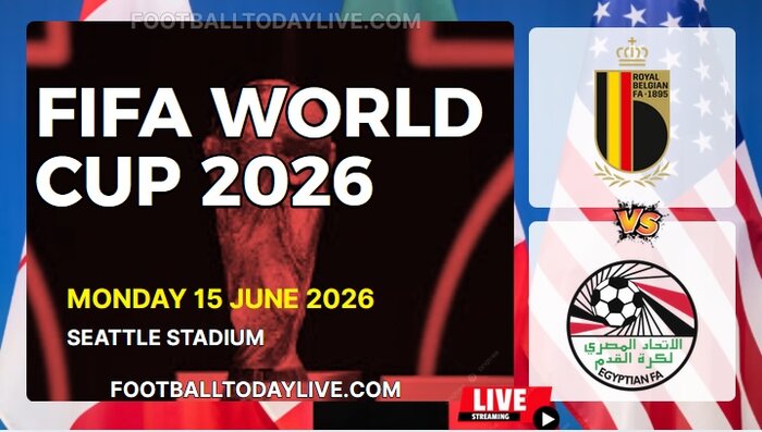 (Belgium Vs Egypt) Match 16 - 2026 FIFA WC Live Stream & Replay
