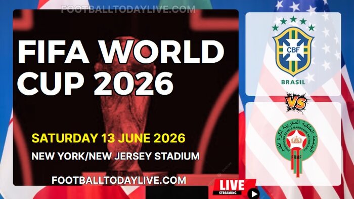 (Brazil Vs Morocco) Match 7 - 2026 FIFA WC Live Stream & Replay