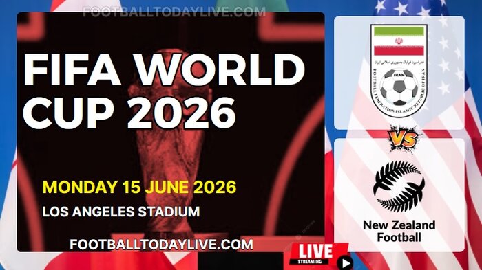 (Iran Vs New Zealand) Match 15 - 2026 FIFA WC Live Stream & Replay