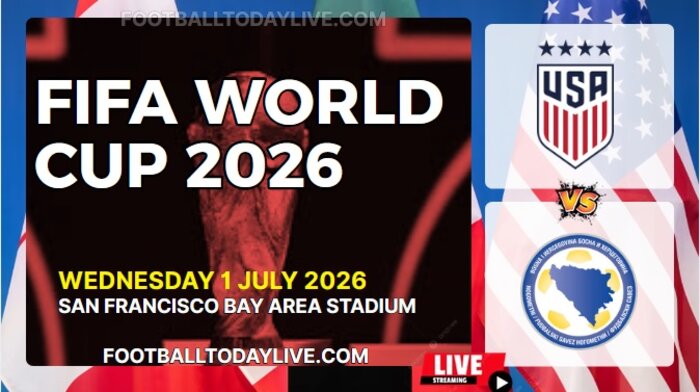 (USA Vs Bosnia And Herzegovina) Match 81 - 2026 FIFA WC Live Stream & Replay