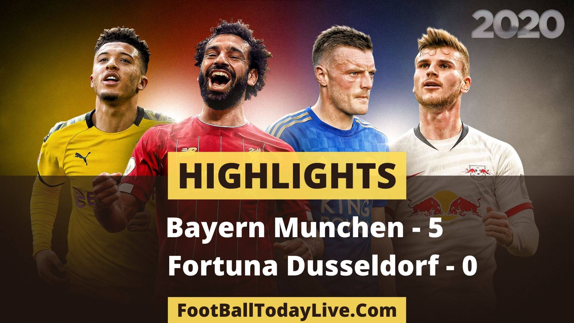 Bayern Munchen Vs Fortuna Dusseldorf Highlights Week 29