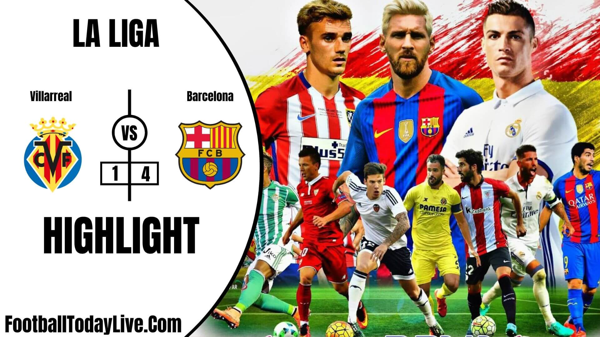 Villarreal Vs Barcelona Highlights 2020 La Liga Week 34