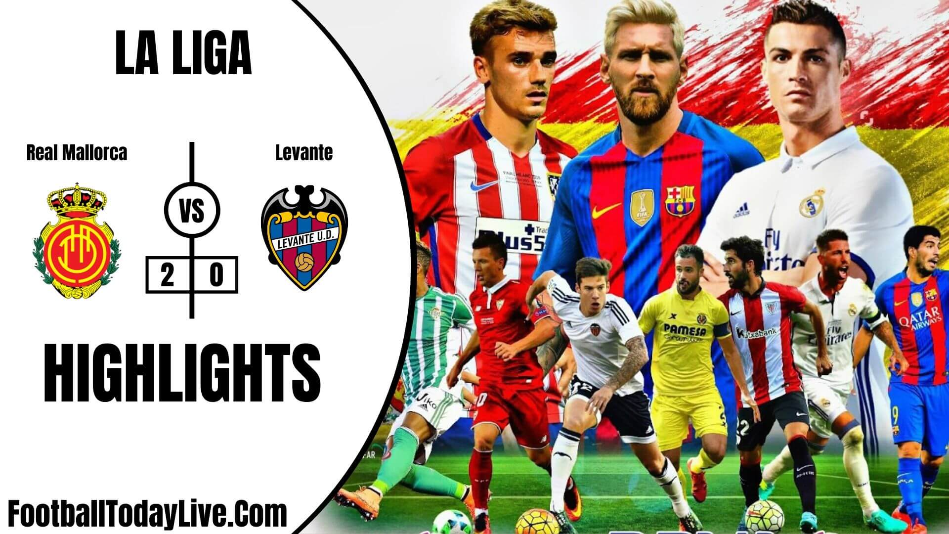 Real Mallorca Vs Levante Highlights 2020 La Liga Week 35
