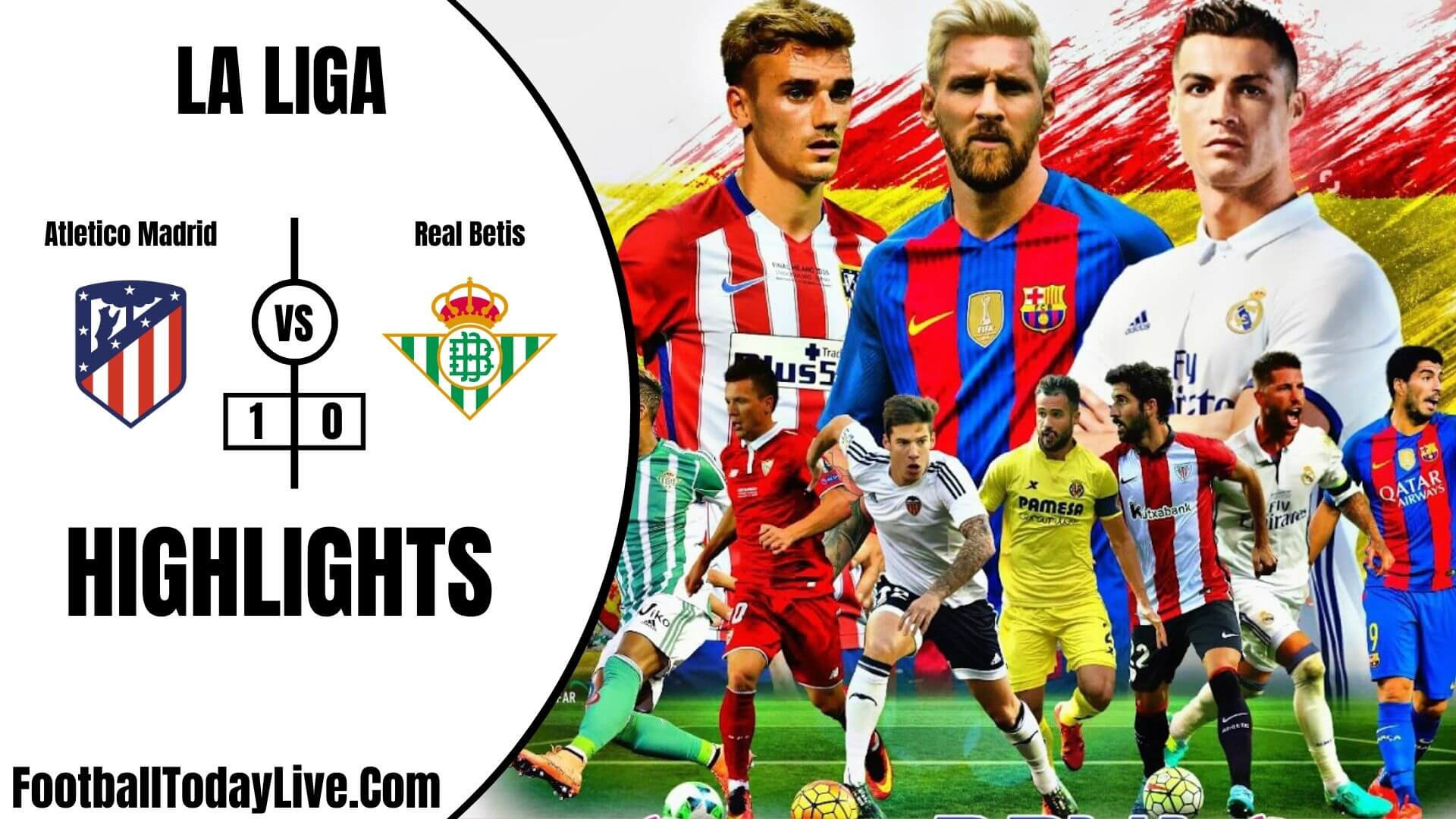 Atletico Madrid Vs Real Betis Highlights 2020 La Liga Week 36