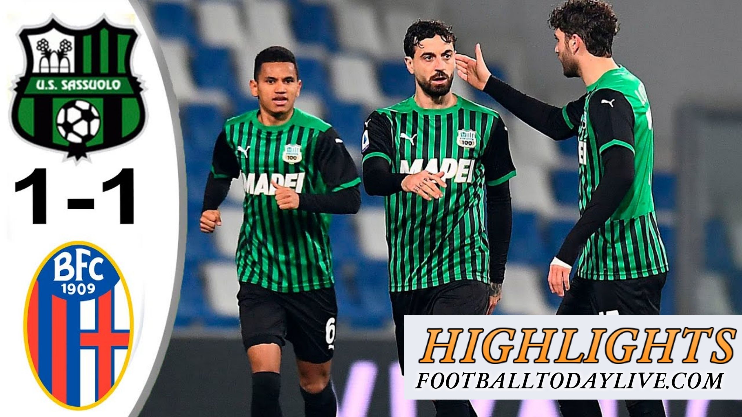 Sassuolo Vs Bologna Highlights 2021