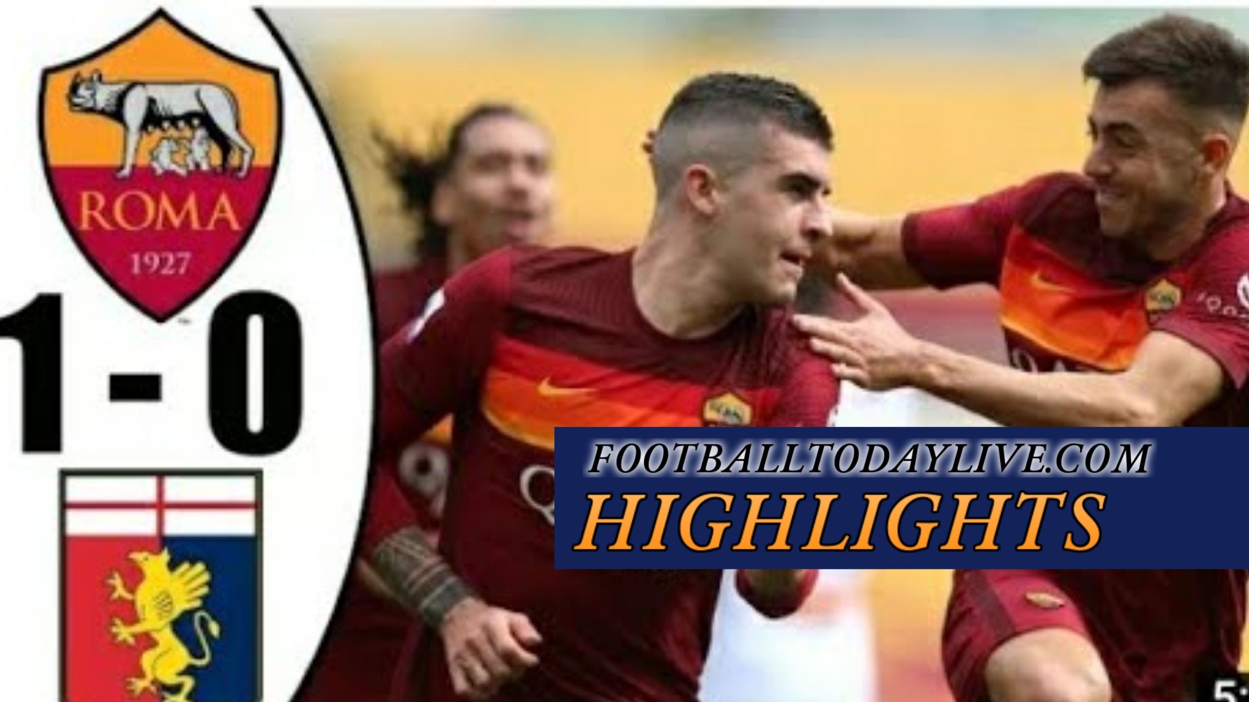 Roma Vs Genoa Highlights 2021 Serie A