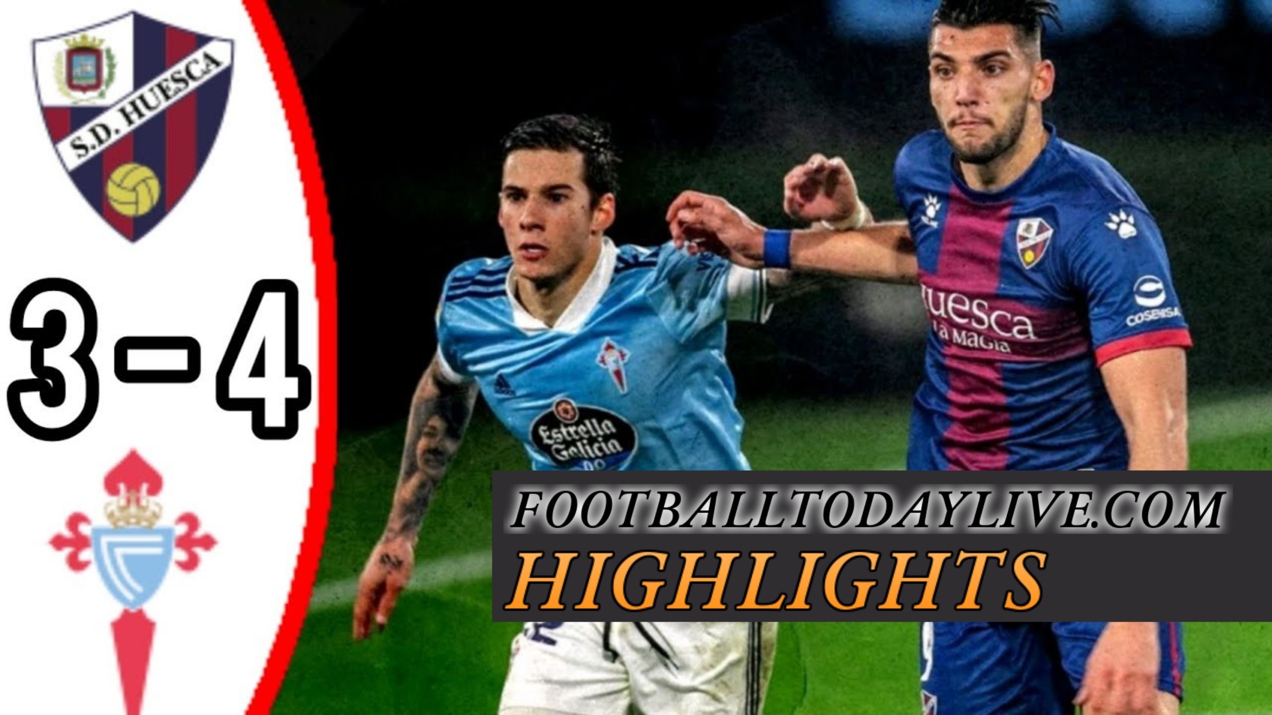 SD Huesca Vs Celta Vigo Highlights 2021 La Liga