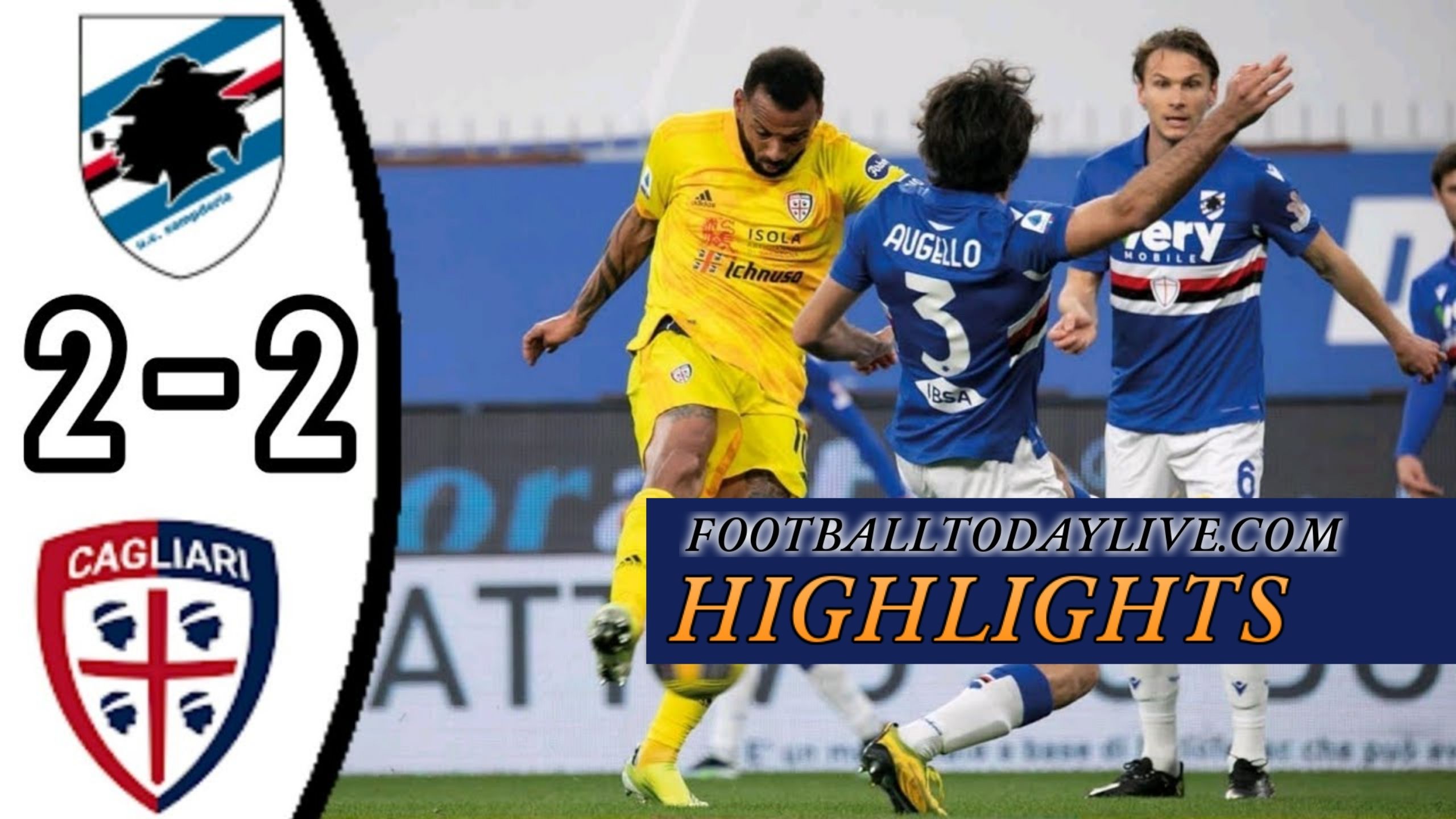 Sampdoria Vs Cagliari Highlights 2021 Serie A