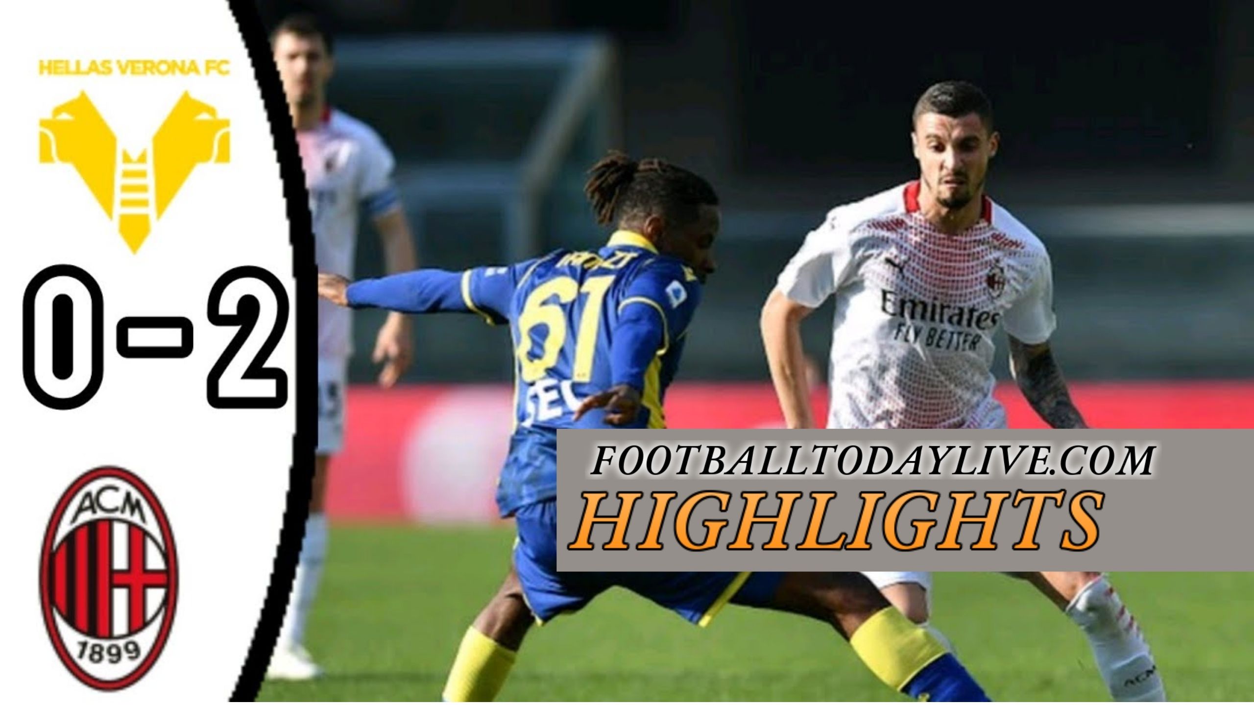 Verona Vs AC Milan Highlights 2021 Serie A