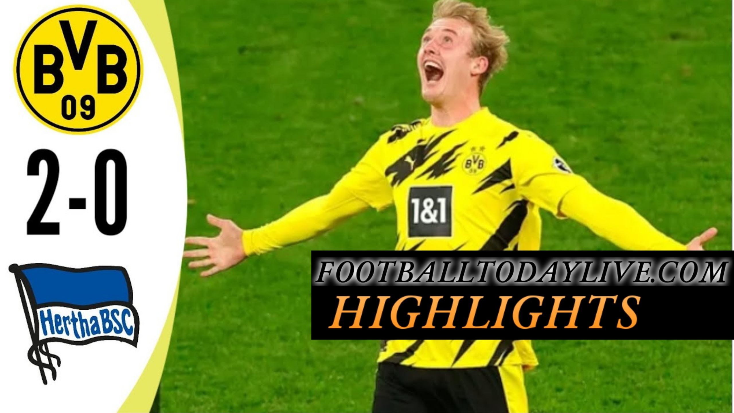 Borussia Dortmund Vs Hertha Berlin Highlights 2021