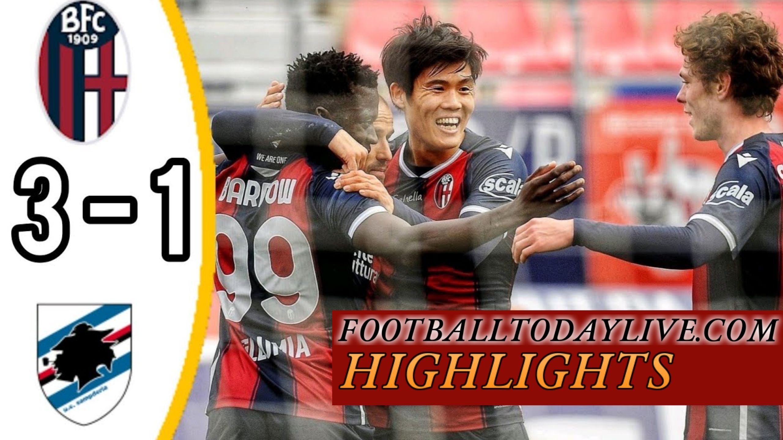 Bologna Vs Sampdoria Highlights 2021 Serie A