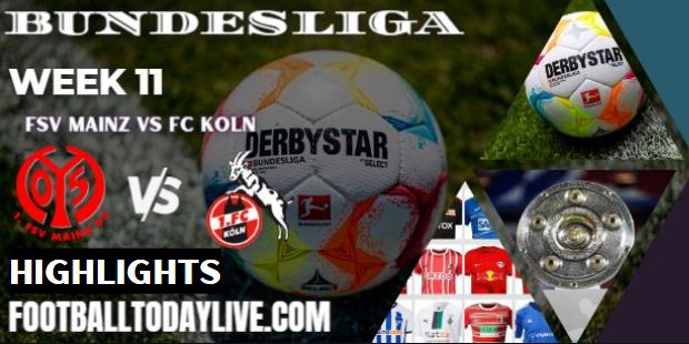 FSV Mainz Vs FC Koln BundesLiga Highlights 21082022