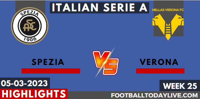 Spezia Vs Verona Video Highlights 05032023