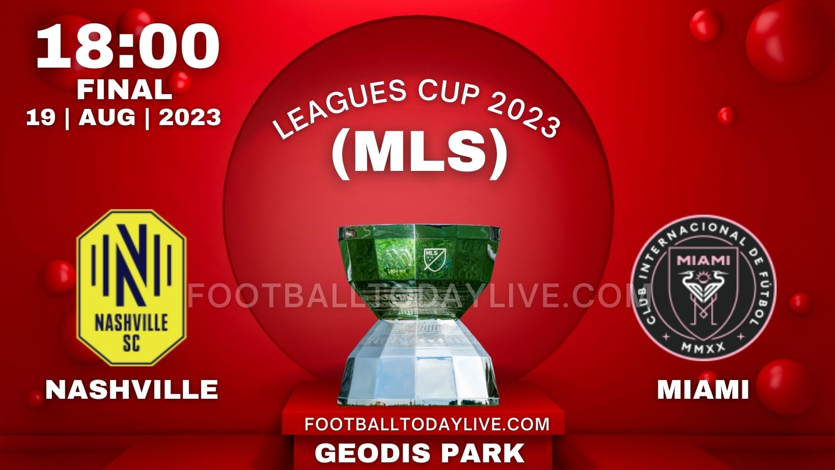 Inter Miami vs Nashville Leagues Cup Final 2023 Live Stream