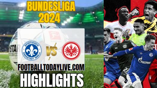 SV Darmstadt Vs Eintracht Frankfurt Bundesliga Highlights 2024