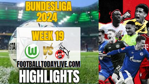 VfL Wolfsburg Vs FC Koln Bundesliga Highlights 2024