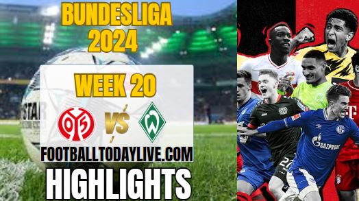 FSV Mainz Vs Werder Bremen Bundesliga Highlights 2024