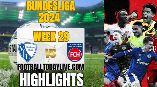 VfL Bochum Vs FC Heidenheim Match 29 Highlights 2024