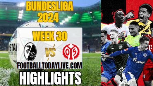 SC Freiburg Vs FSV Mainz Match 30 Highlights 2024