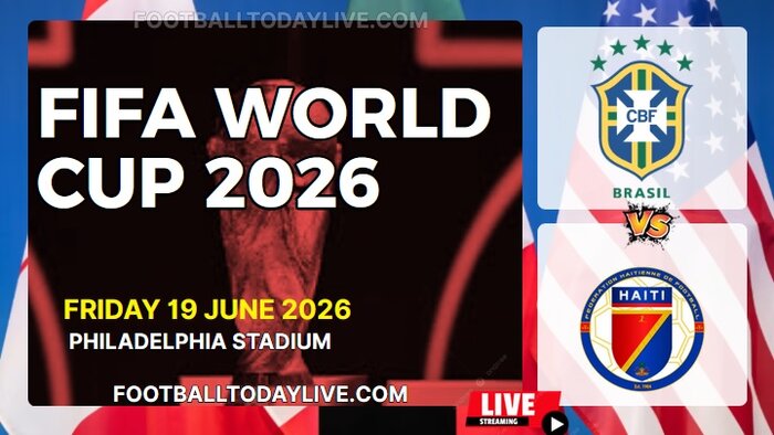 (Brazil Vs Haiti) Match 29 - 2026 FIFA WC Live Stream & Replay
