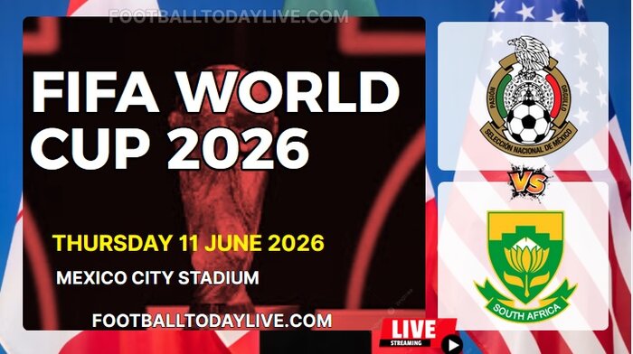 (Mexico Vs South Africa) Match 1 - 2026 FIFA WC Live Stream & Replay slider