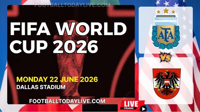 (Argentina Vs Austria) Match 43 - 2026 FIFA WC Live Stream & Replay