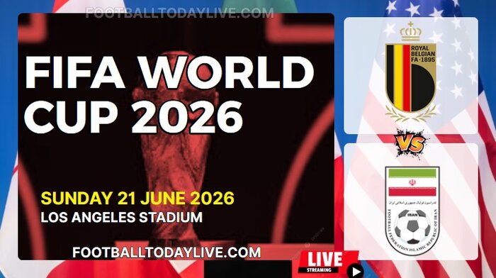 (Belgium Vs Iran) Match 39 - 2026 FIFA WC Live Stream & Replay slider