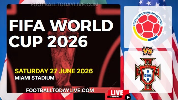 (Colombia Vs Portugal) Match 71 - 2026 FIFA WC Live Stream & Replay slider