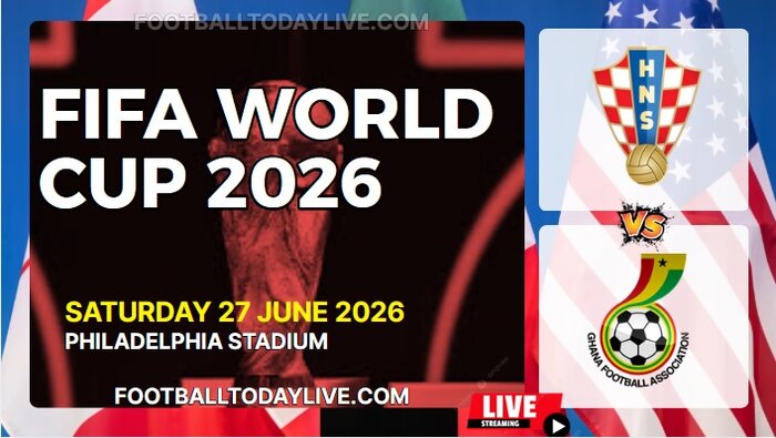 (Croatia Vs Ghana) Match 68 - 2026 FIFA WC Live Stream & Replay slider