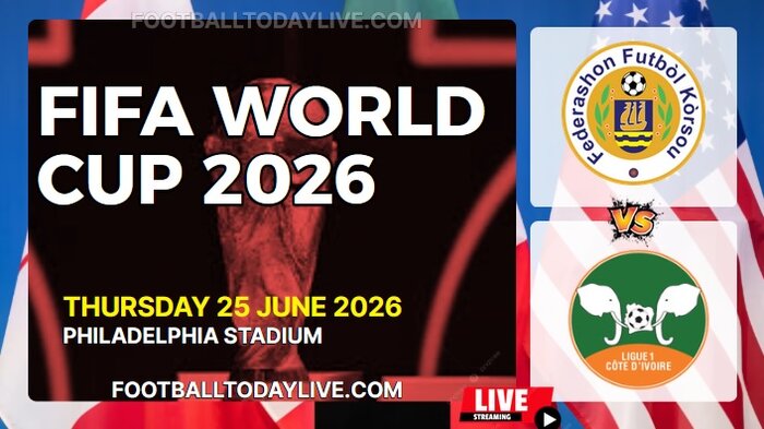 (Curacao Vs Ivory Coast) Match 55 - 2026 FIFA WC Live Stream & Replay slider
