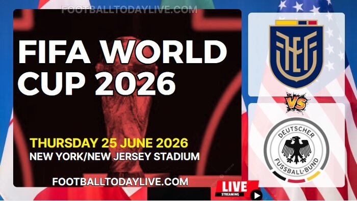 (Ecuador Vs Germany) Match 56 - 2026 FIFA WC Live Stream & Replay slider