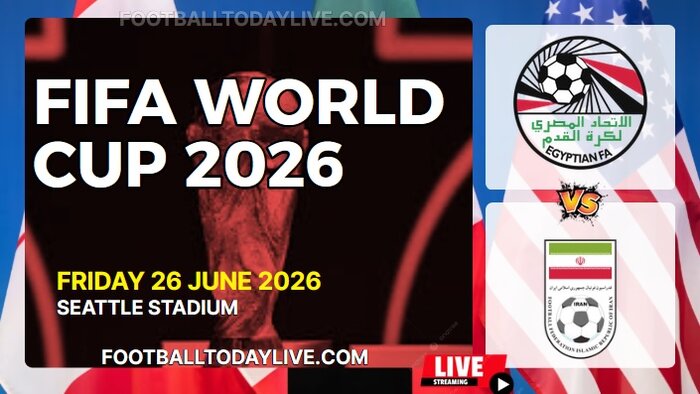 (Egypt Vs Iran) Match 63 - 2026 FIFA WC Live Stream & Replay