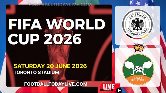 (Germany Vs Ivory Coast) Match 33 - 2026 FIFA WC Live Stream & Replay