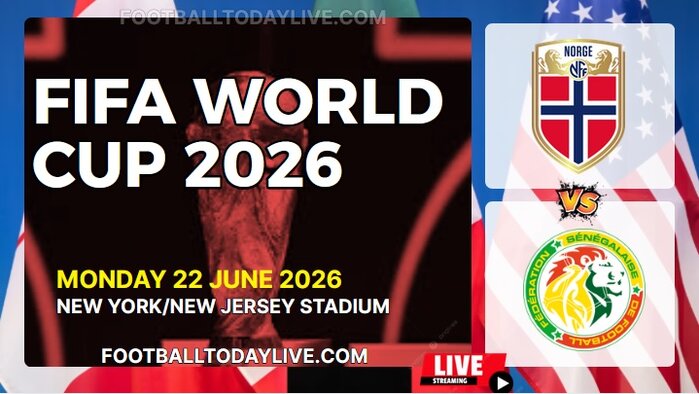 (Norway Vs Senegal) Match 41 - 2026 FIFA WC Live Stream & Replay slider