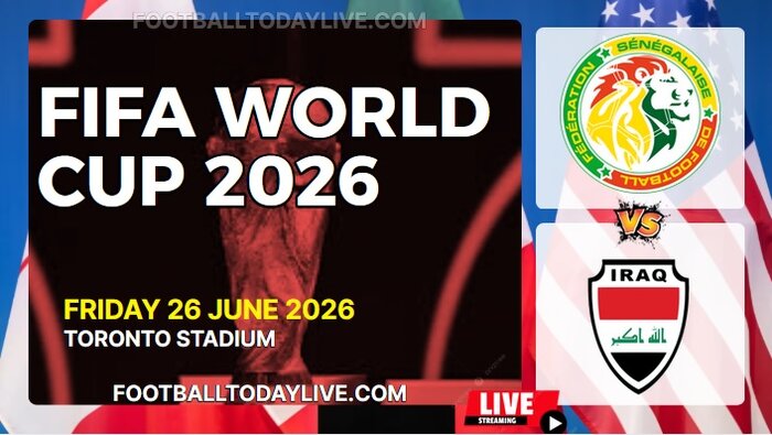 (Senegal Vs Iraq) Match 62 - 2026 FIFA WC Live Stream & Replay slider