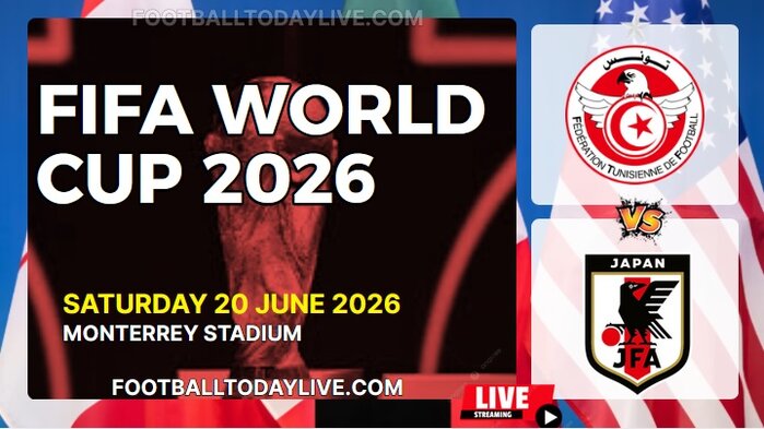 (Tunisia Vs Japan) Match 36 - 2026 FIFA WC Live Stream & Replay