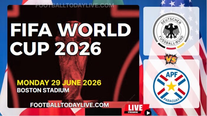 (Germany Vs Paraguay) Match 74 - 2026 FIFA WC Live Stream & Replay slider