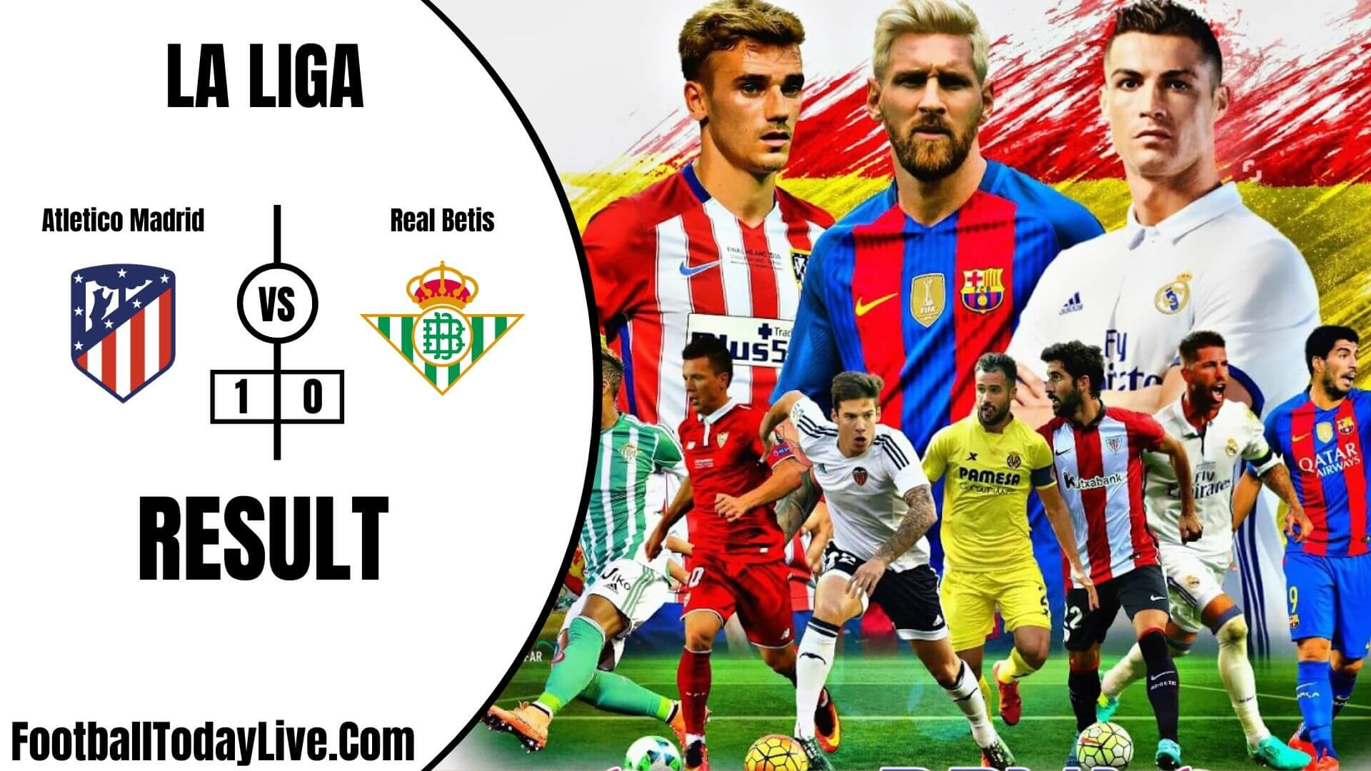 Atletico Madrid Vs Real Betis | La Liga Week 36 Result 2020