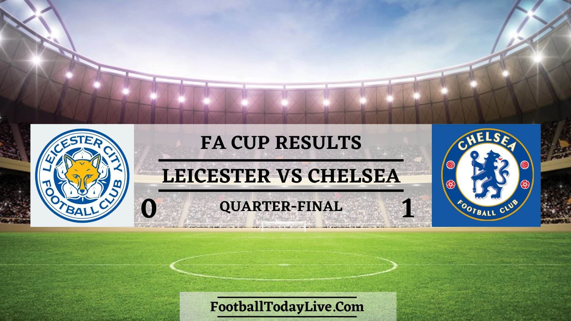 Leicester City Vs Chelsea | FA Cup Quarter-Final Result 2020