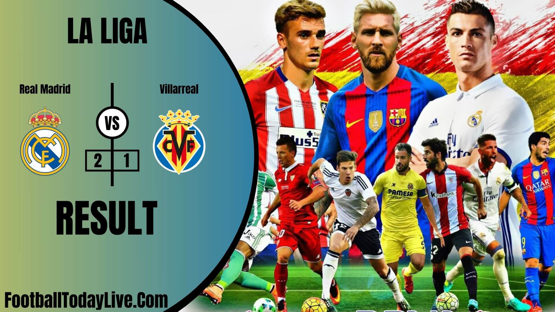 Real Madrid Vs Villarreal La Liga Week 37 Result 2020