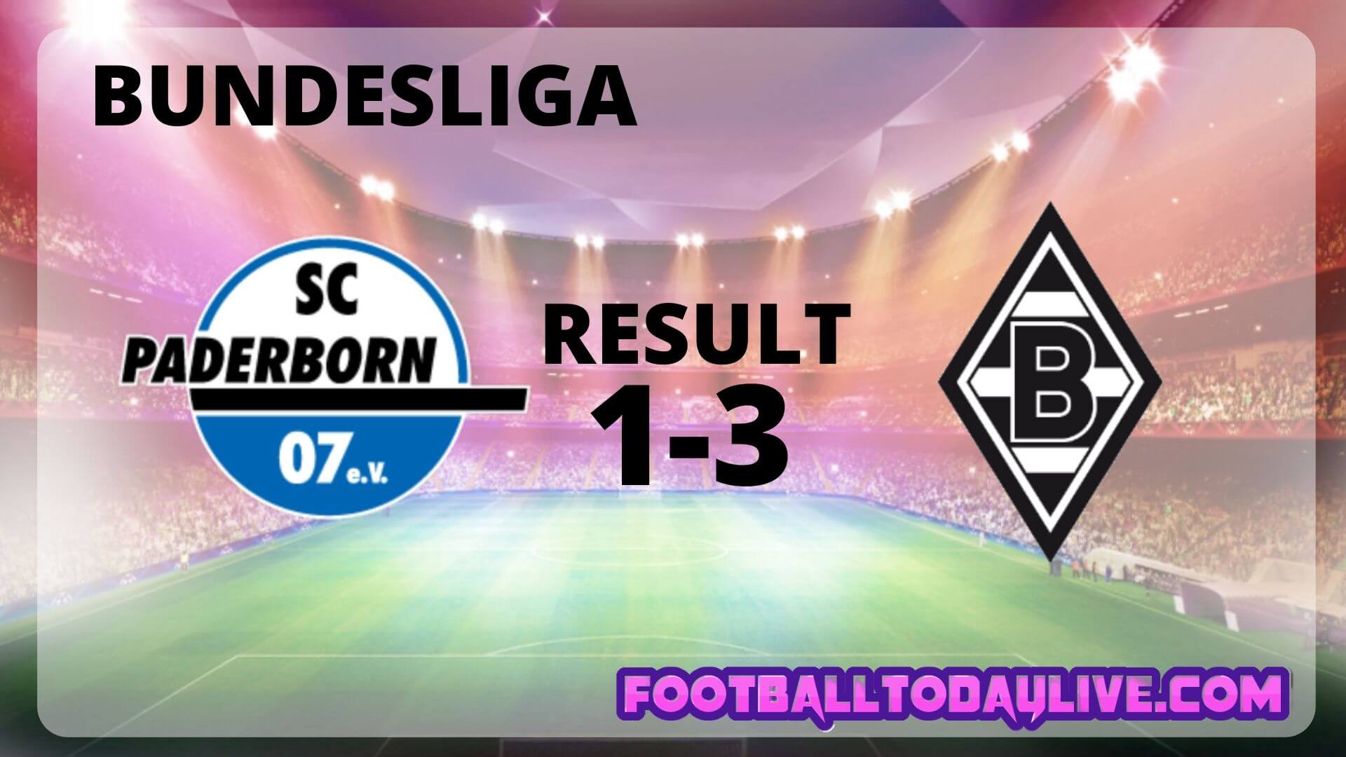 SC Paderborn 07 Vs Borussia Monchengladbach | Week 33 Result 2020