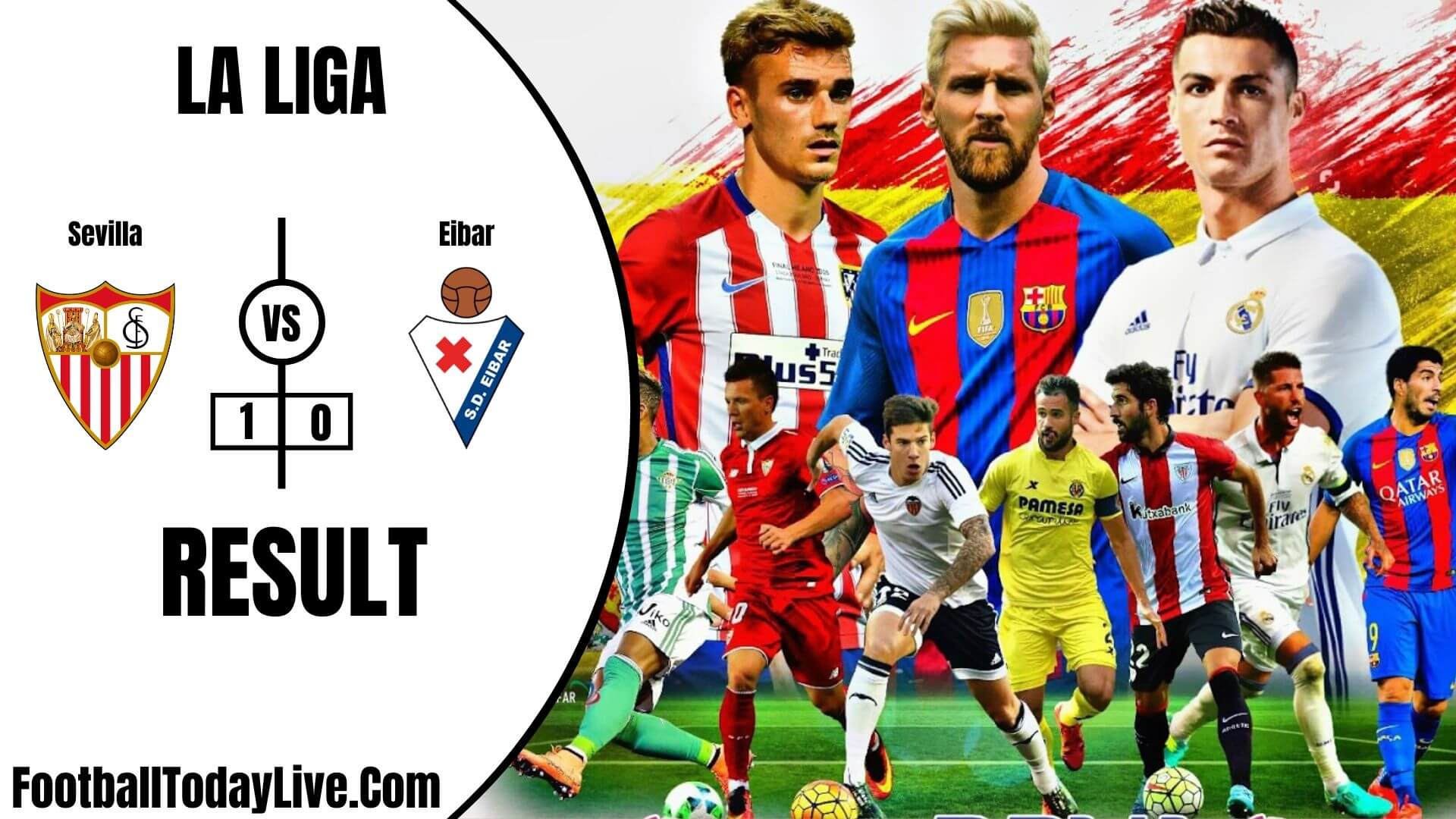 Sevilla Vs Eibar | La Liga Week 34 Result 2020