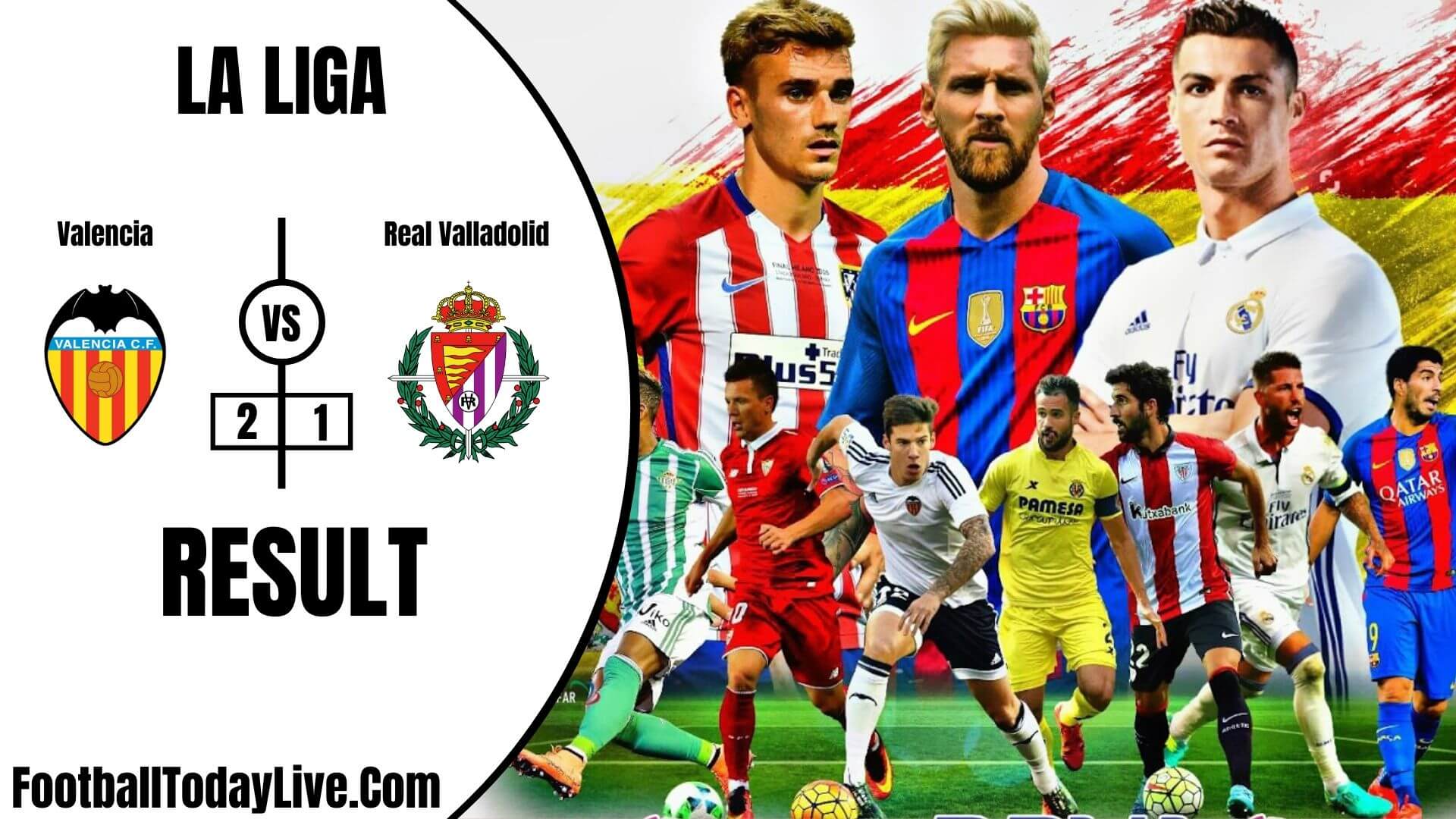 Valencia Vs Real Valladolid | La Liga Week 35 Result 2020